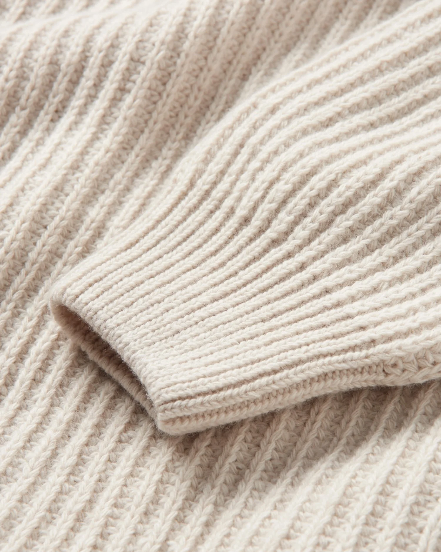 Fowey Rib Crew Knit - Aston Cream - Image 4