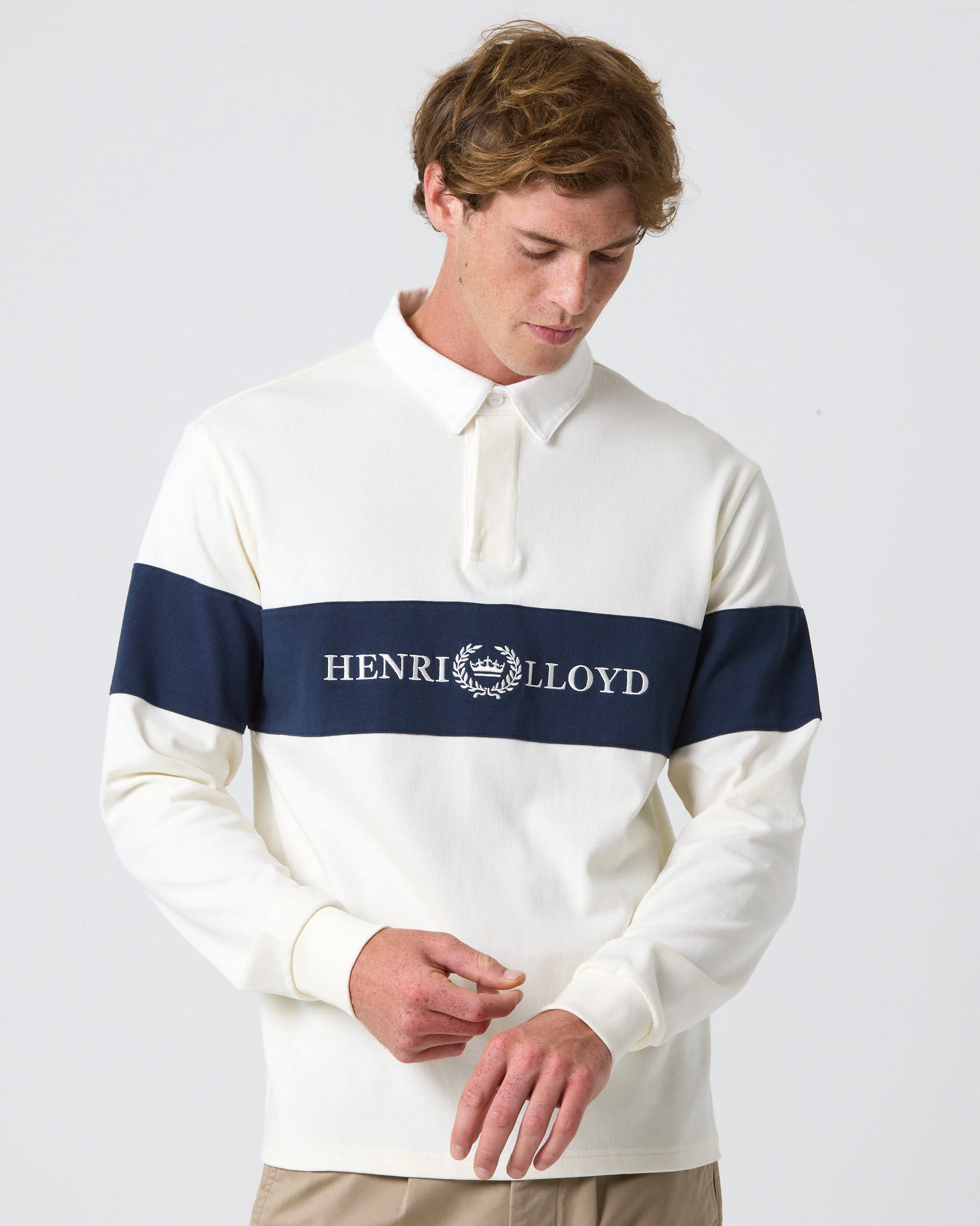 Voyager Rugby Shirt - Navy Blue - Image 5